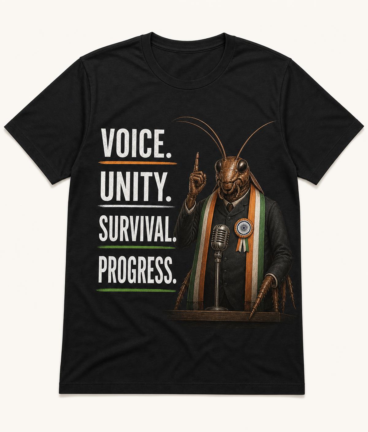 Voice of the People Tee black CJP T-shirt